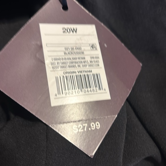 NWT Ava and Viv ankle slacks, size 20 W - Picture 4 of 5